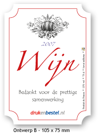 Allemaal Promotie Adviseren Wijnetiketten | Wijnlabels | drukenbestel.nl